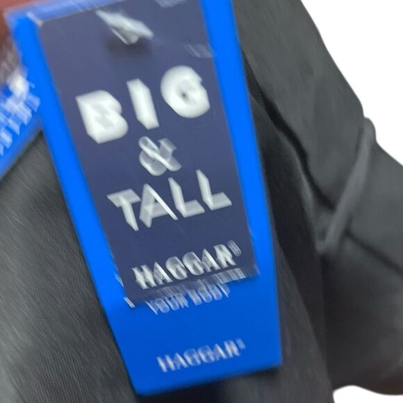 Haggar Black Classic Fit Cool Right Dress Pants, Size 44W X 32L, NWT - Picture 6 of 14